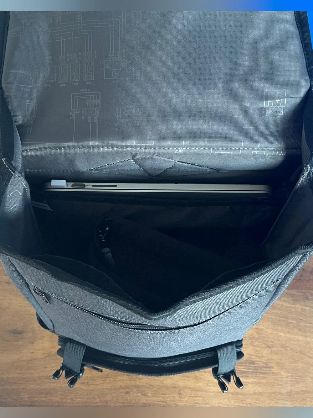 OGIO Black Men's Roll-Top Backpack “Apex Rucksack”